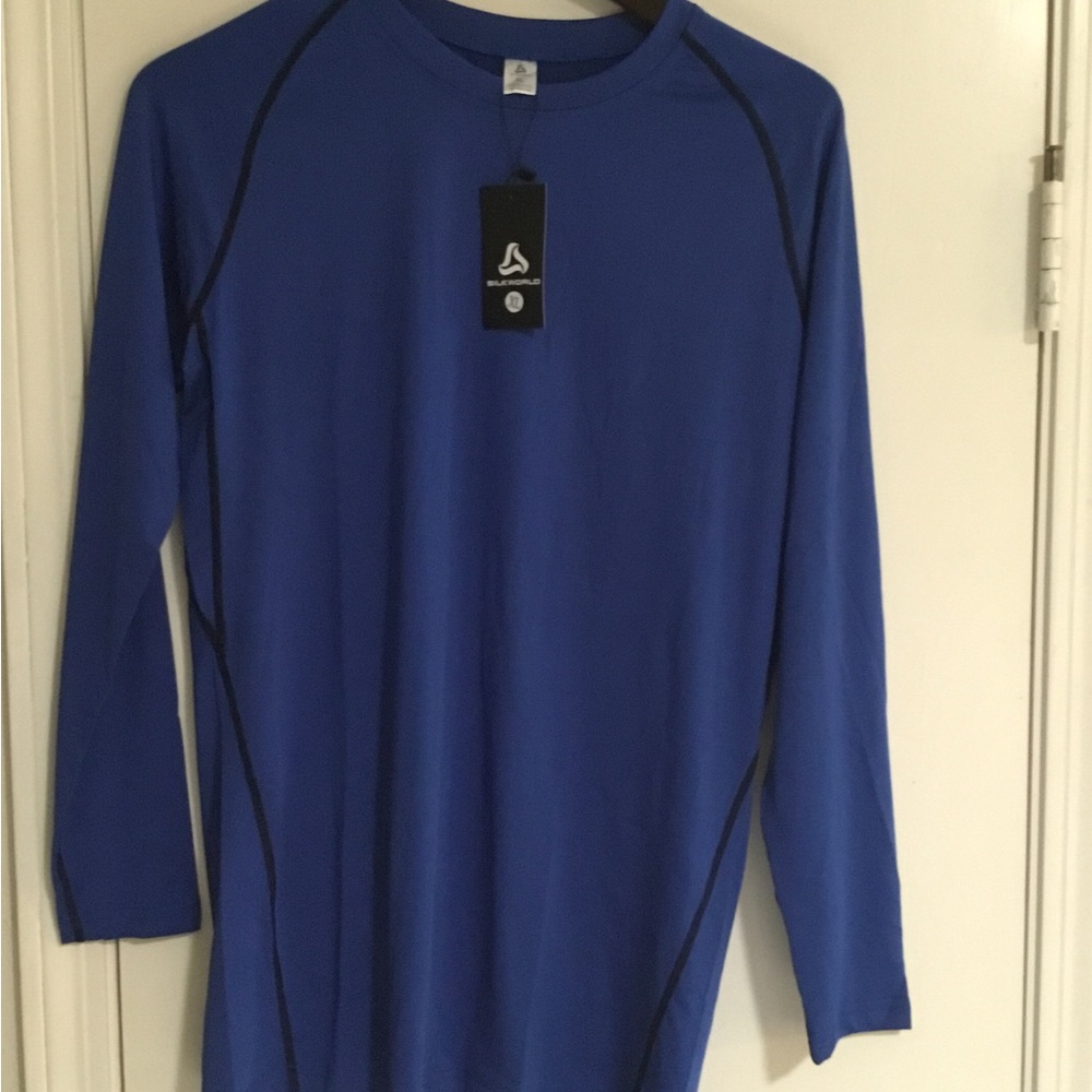 Blue Long Sleeve Men's Shirt